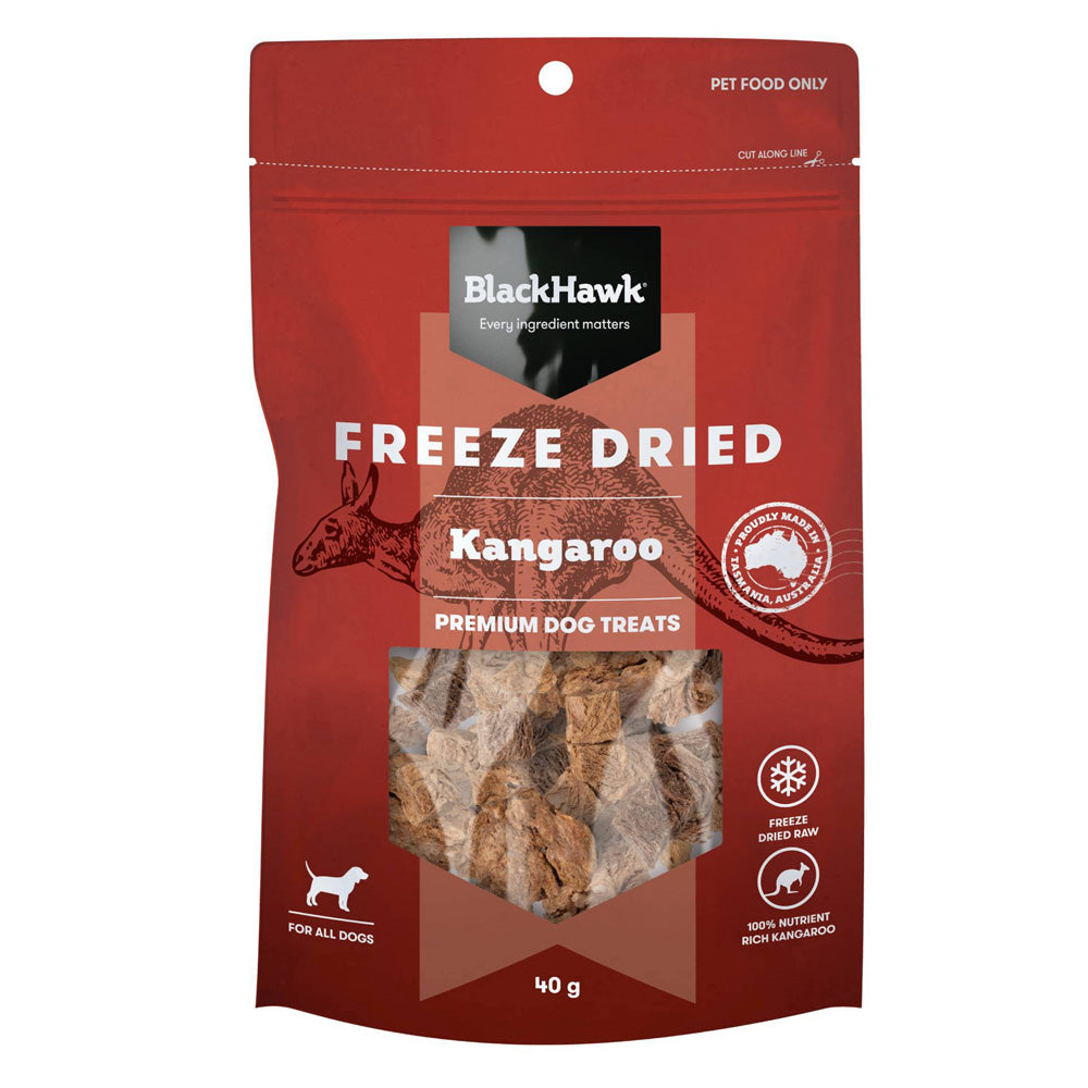 Black Hawk Freeze Dried Kangaroo Dog Treats