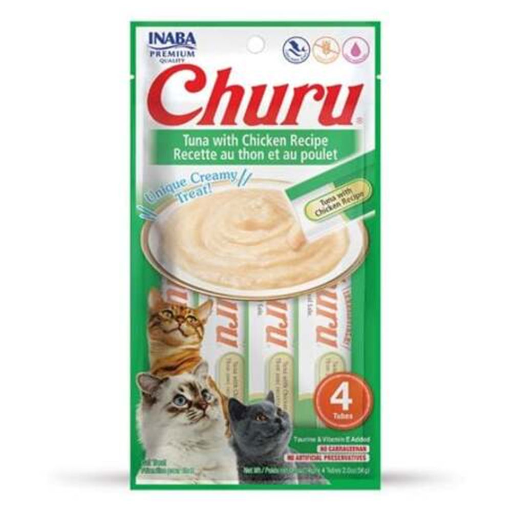 Inaba Churu Tuna With Chicken Recipe Cat Treat
