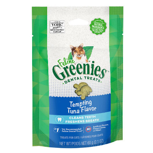 Greenies Feline Tempting Tuna Flavor Dental Cat Treats 130 Gm