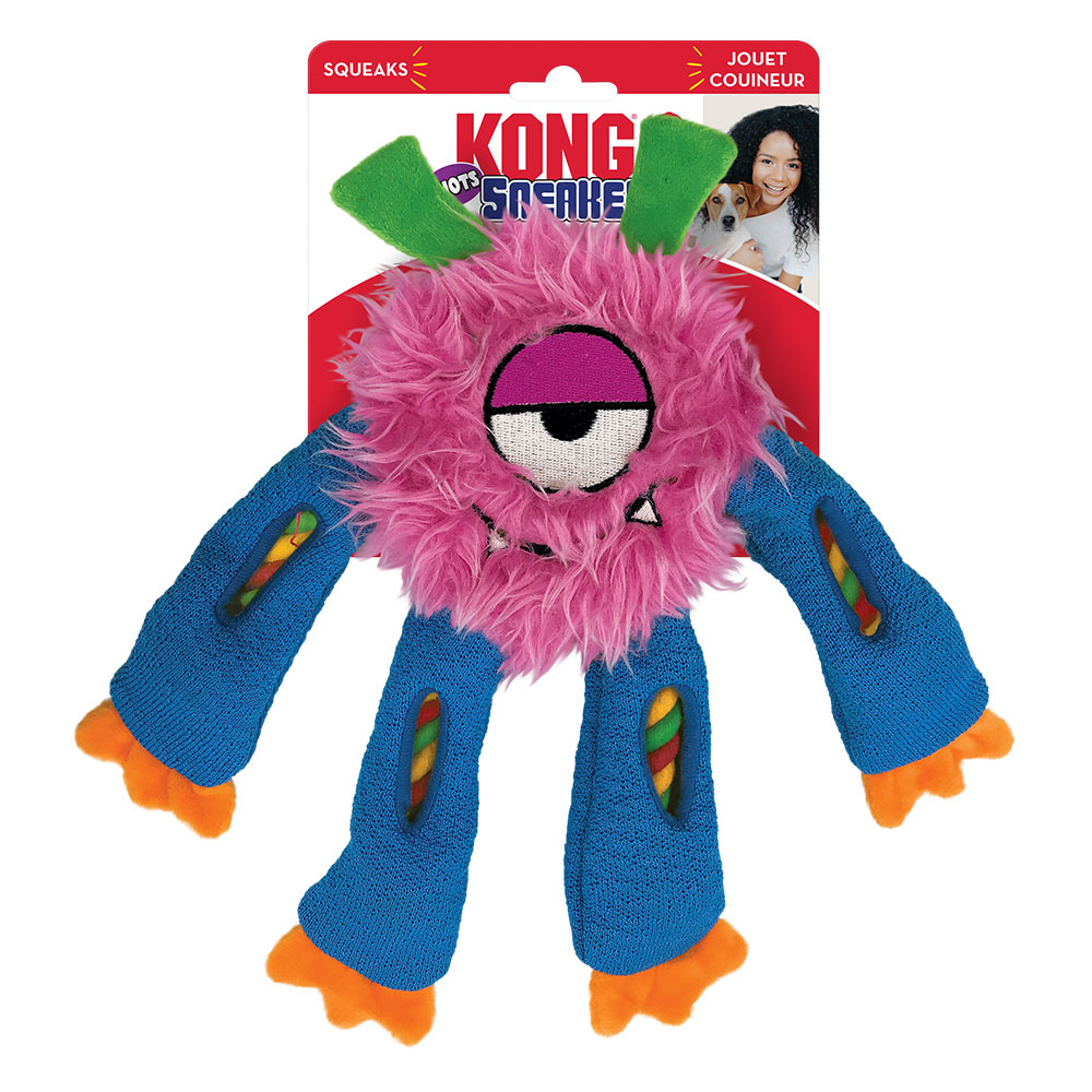 Kong Sneakerz Knots Squeaker Toy For Dogs
