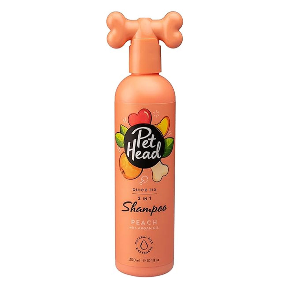 Pet Head Quick Fix 2 in1 Shampoo & conditioner peach Fragrance for dogs