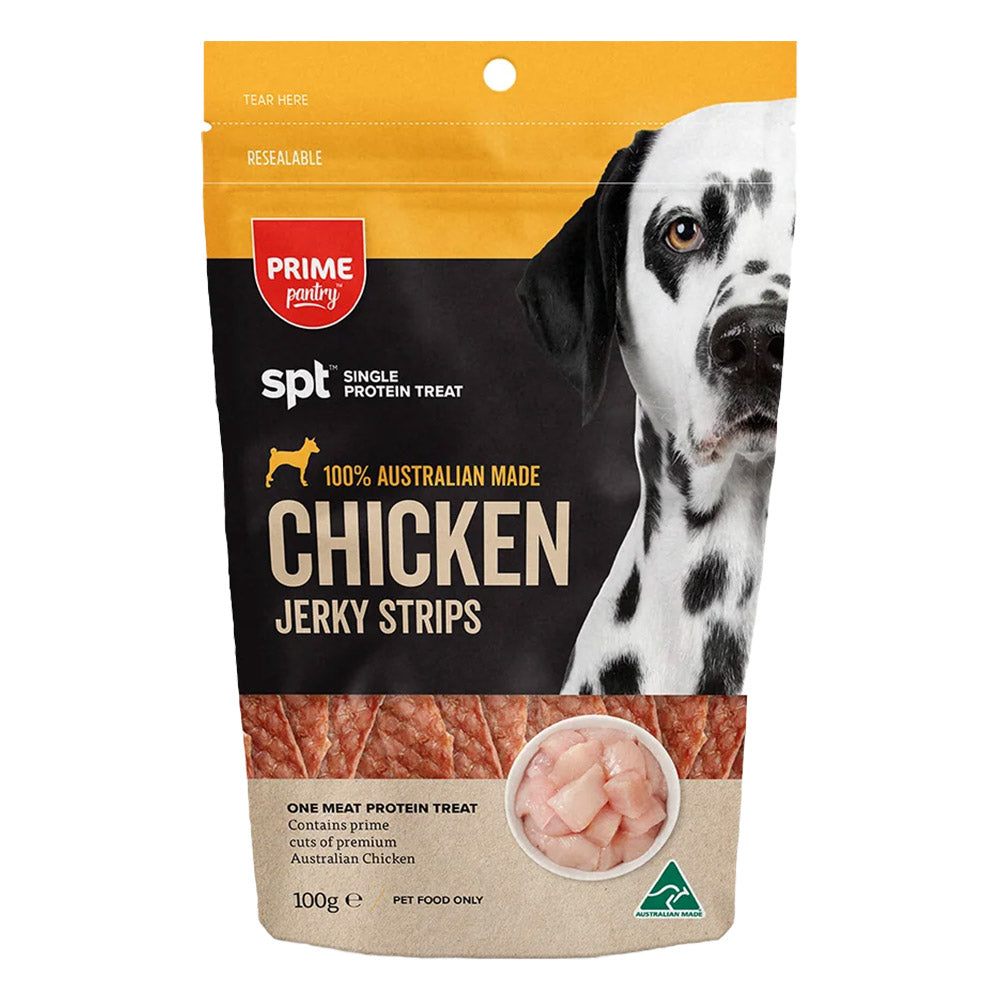 Prime Pantry Spt Single Protein Chicken Jerky Strips Treats For Dogs 100Gm