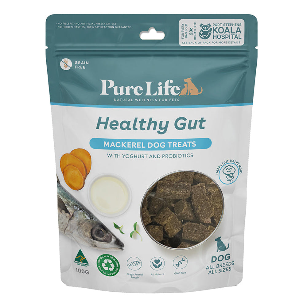 Pure Life Healthy Gut Mackerel Dog Treats