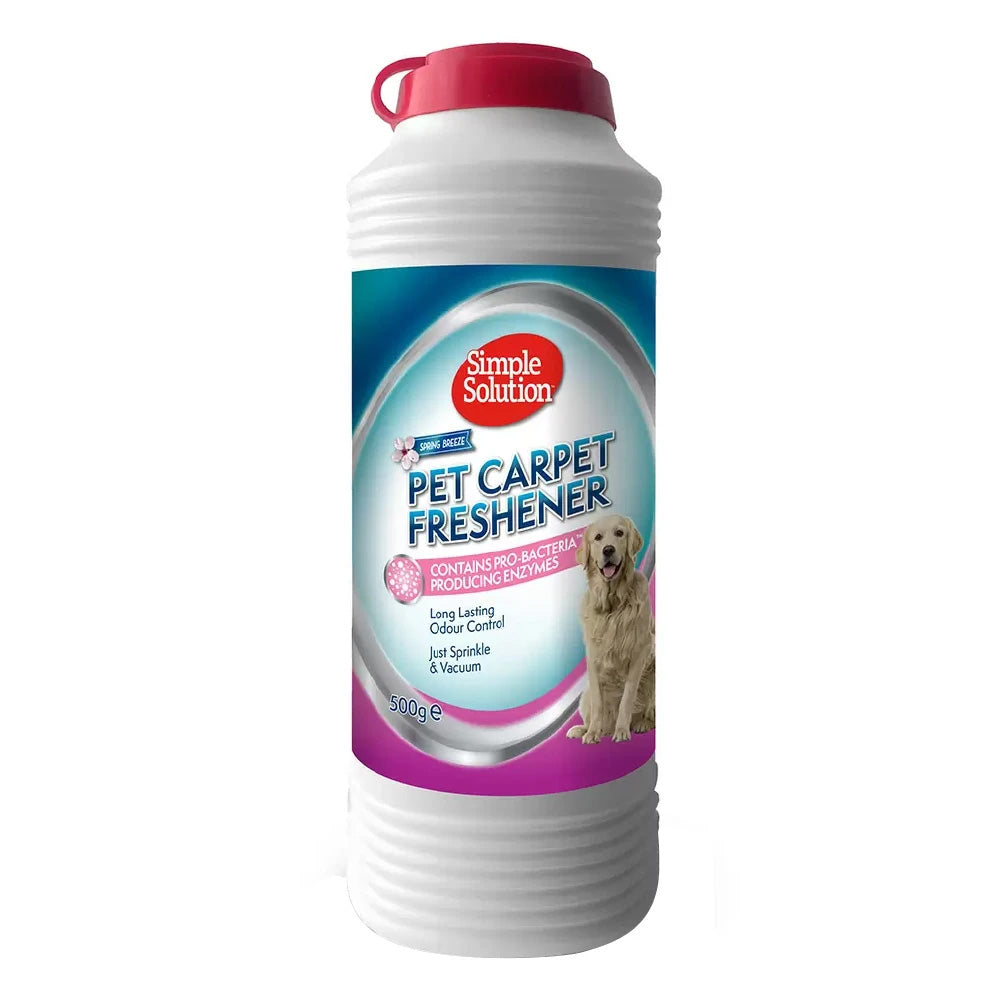 Simple Solution Pet Carpet Freshener Spring Breeze Powder For Dogs