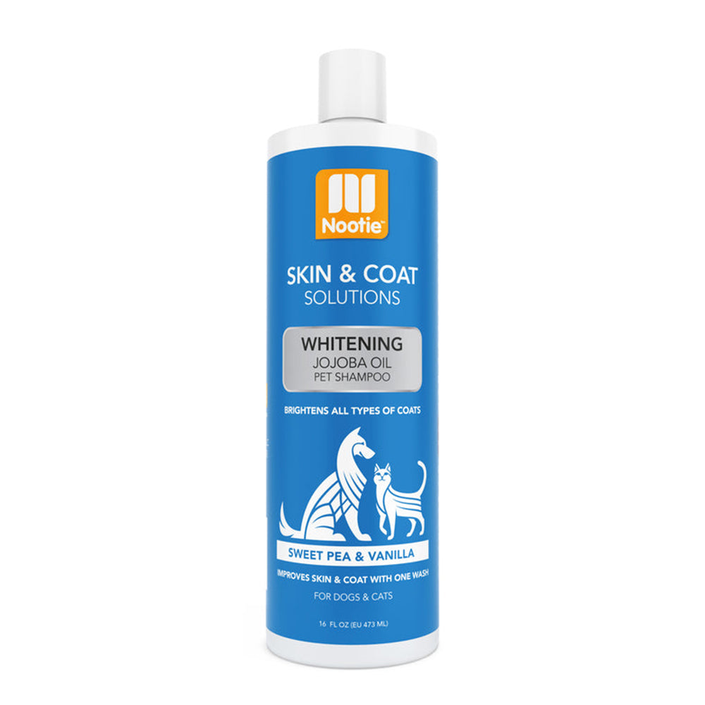 Nootie Skin & Coat Solutions Whitening Sweet Pea & Vanilla Shampoo for Dogs & Cats