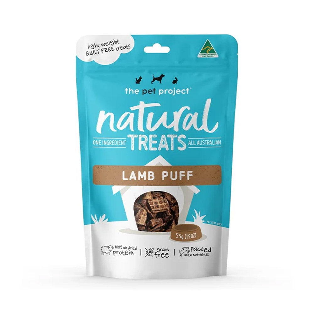 The Pet Project Natural Treats - Lamb Puff