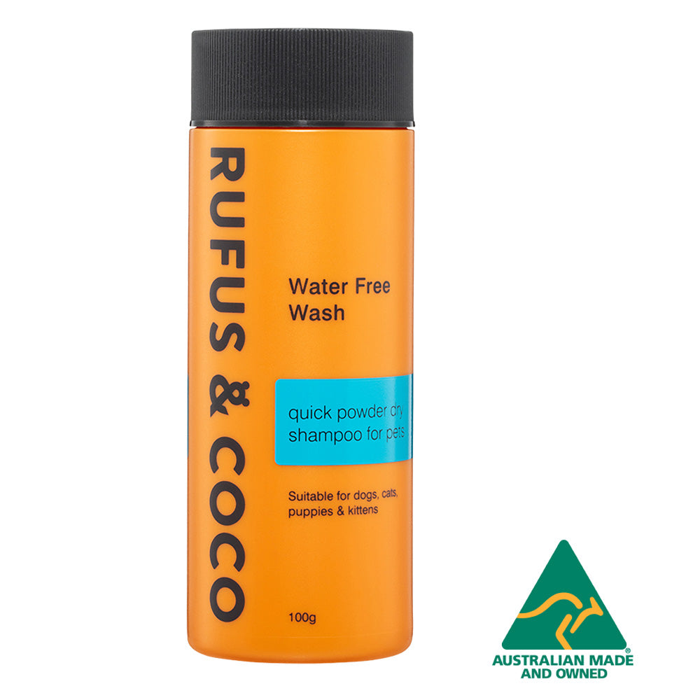 Rufus & Coco Water Free Wash Dry Shampoo for Dogs, Cats, Puppies & Kittens