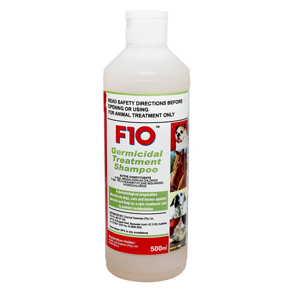 F10 Germicidal Treatment Shampoo for Dogs, Cats and Horses