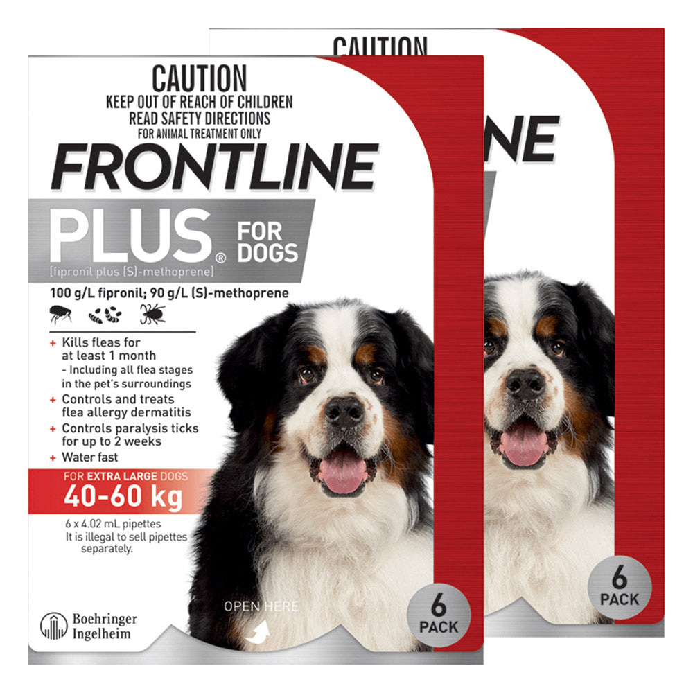 Frontline Plus For Extra Large Dogs 40 To 60Kg (Red)