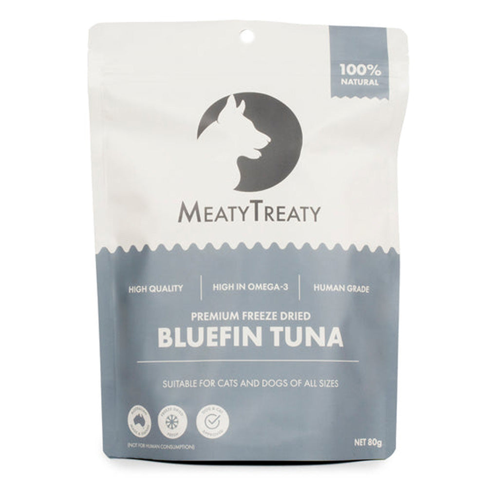 Meatytreaty Premium Freeze Dried Bluefin Tuna For Cats And Dogs