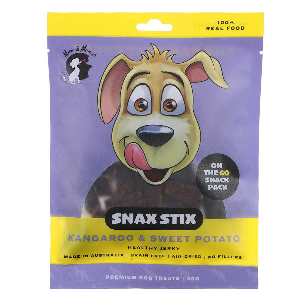 Mimi & Munch Snax Stix Kangaroo & Sweet Potato Natural Dog Treats