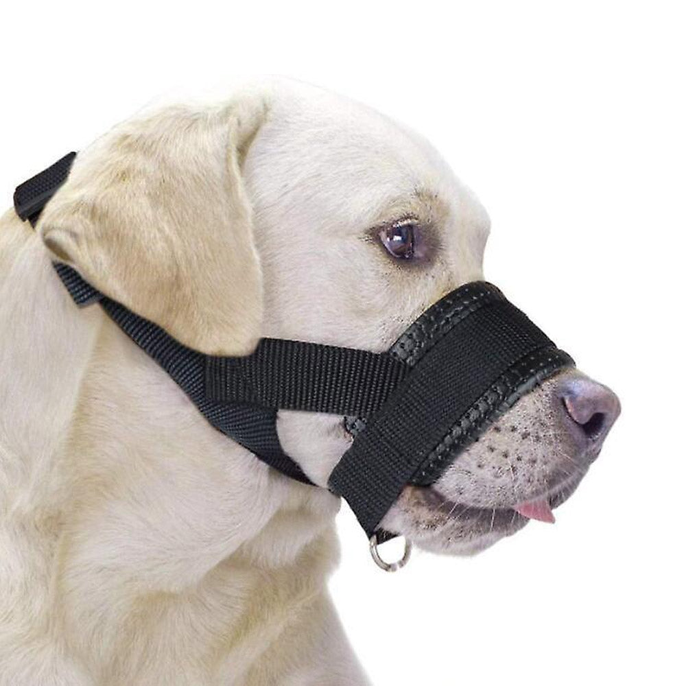 Beau Pets Adjustable Nylon Muzzle - Black