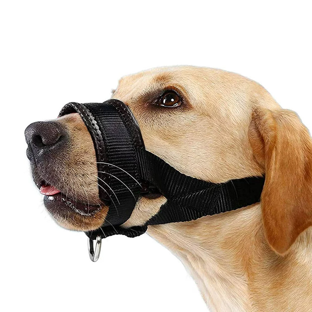 Beau Pets Adjustable Nylon Muzzle - Black