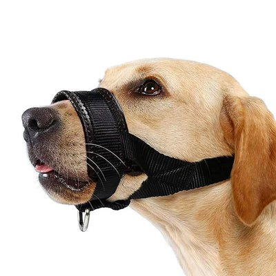 Beau Pets Adjustable Nylon Muzzle - Black