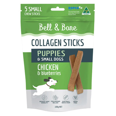 Bell And Bone Collagen Chew Sticks Chicken And Blueberries For Adult Dogs