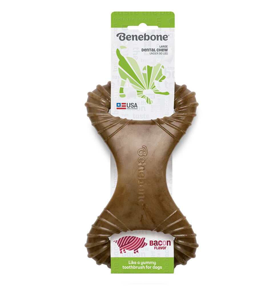 Benebone Dental Bacon Chew Toy For Puppy