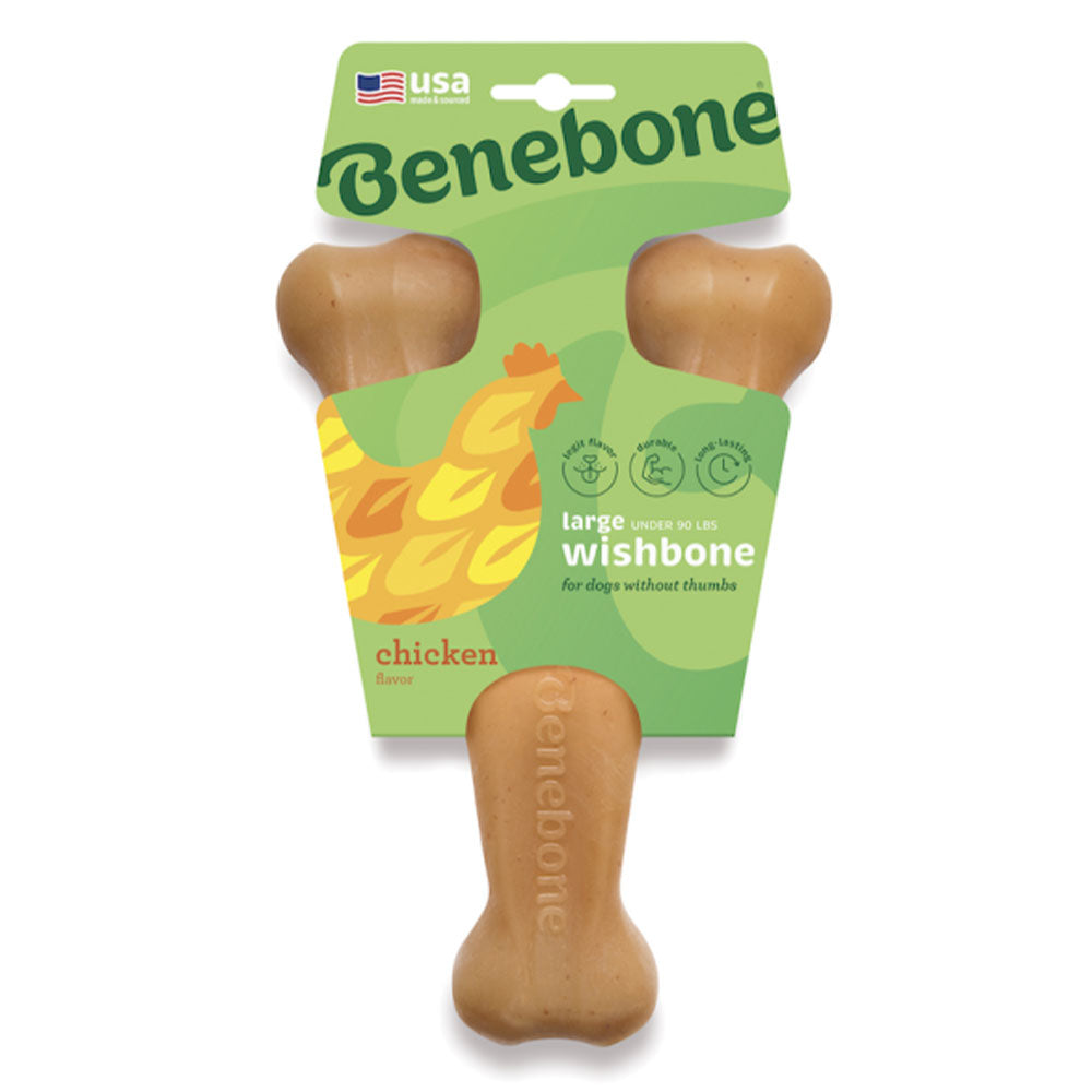 Benebone Wishbone Chicken Chew Toy For Dogs