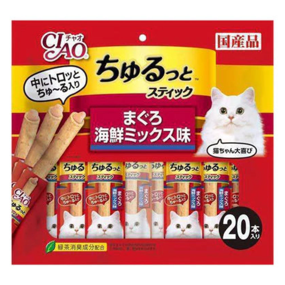 Ciao Churutto Stick Maguro With Scallop Formula 