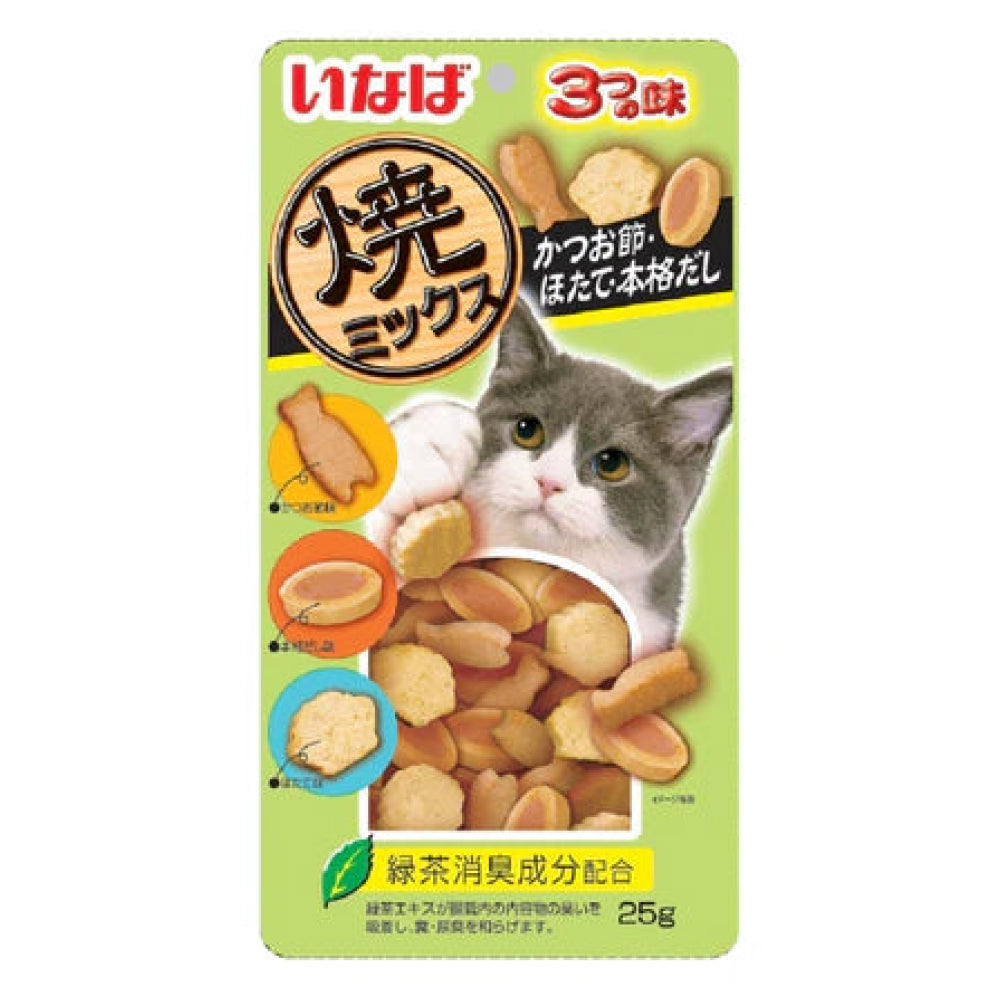 Ciao Soft Bits Mix Chicken Fillet With Tuna With Dried Bonito Scallop Flavor 