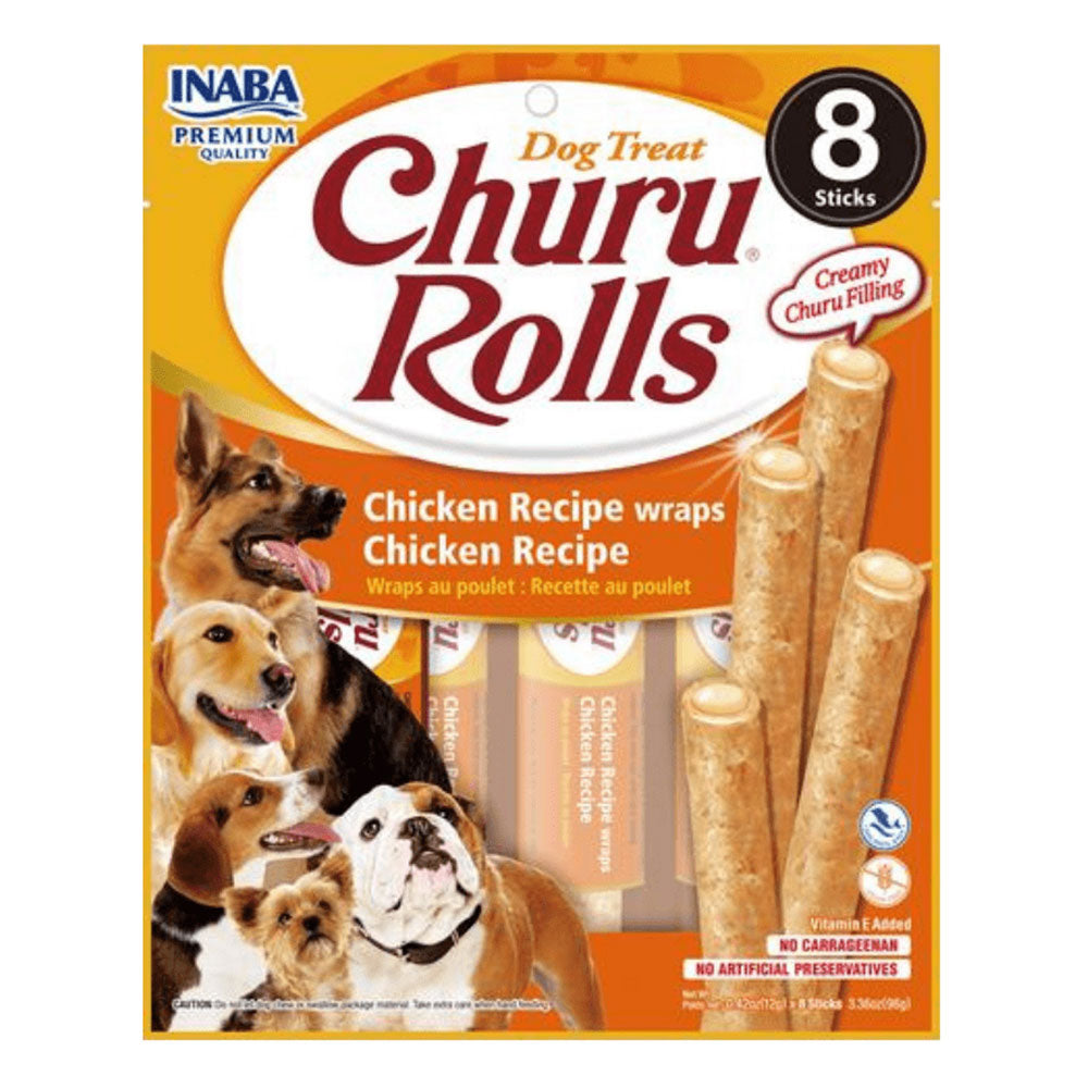 Inaba Churu Rolls Chicken Recipe Wraps Chicken Recipe Dog Treat