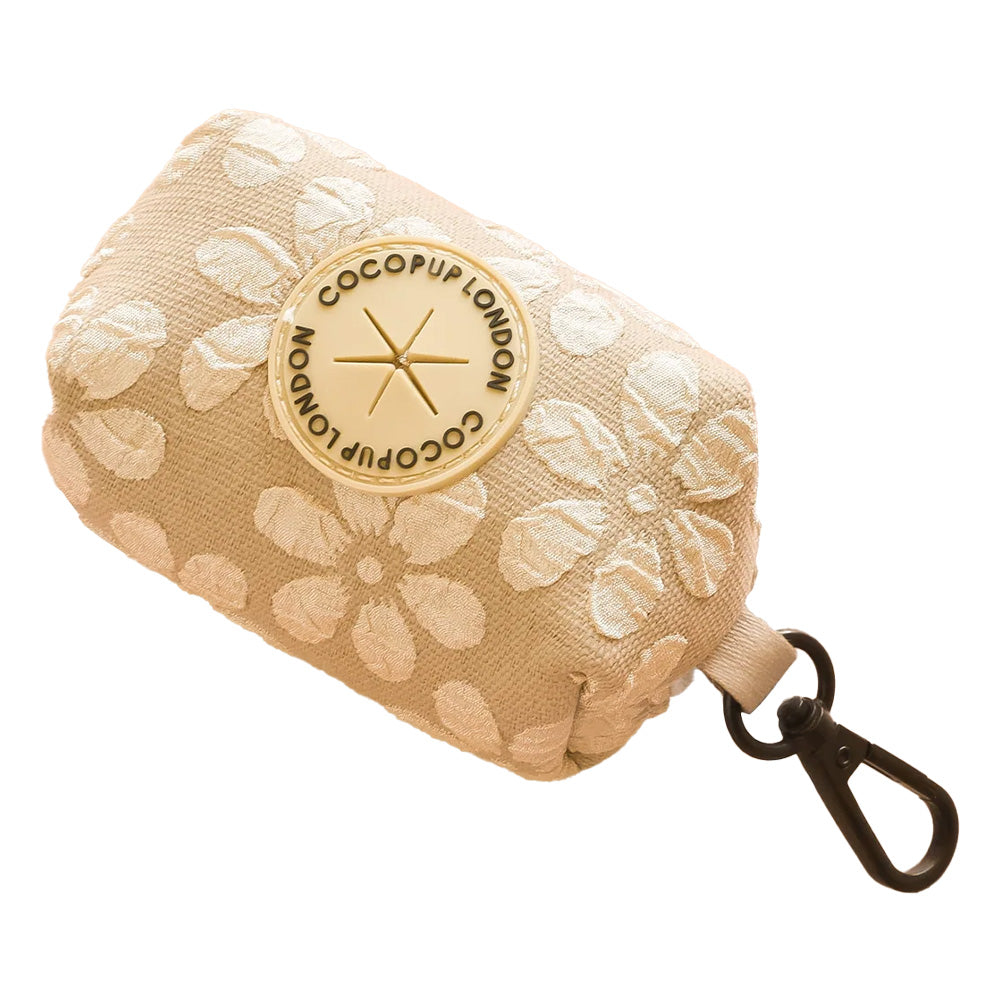 Cocopup London Poop Bag Holder For Dogs Brown Tweed