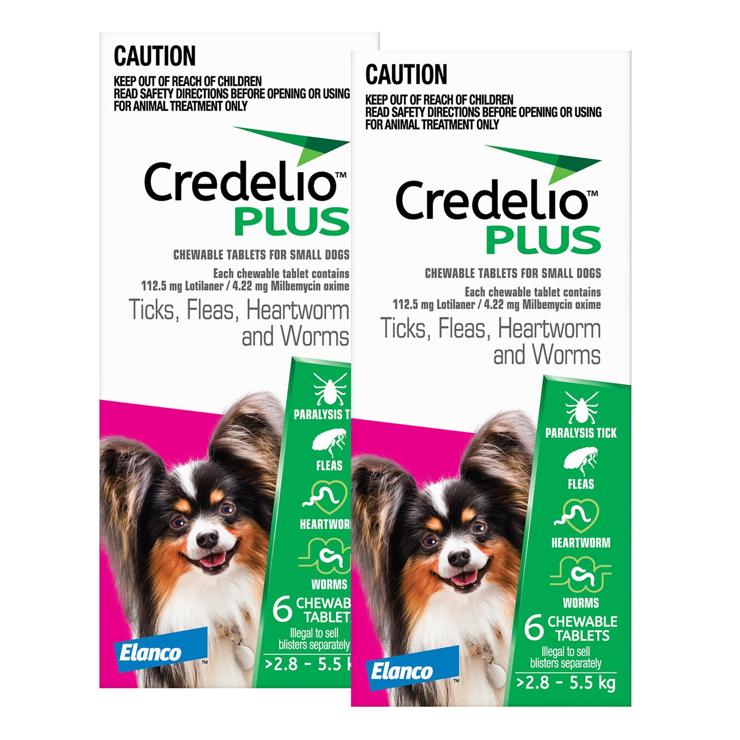 Credelio Plus For Small Dogs 2.8 - 5.5 Kg Pink