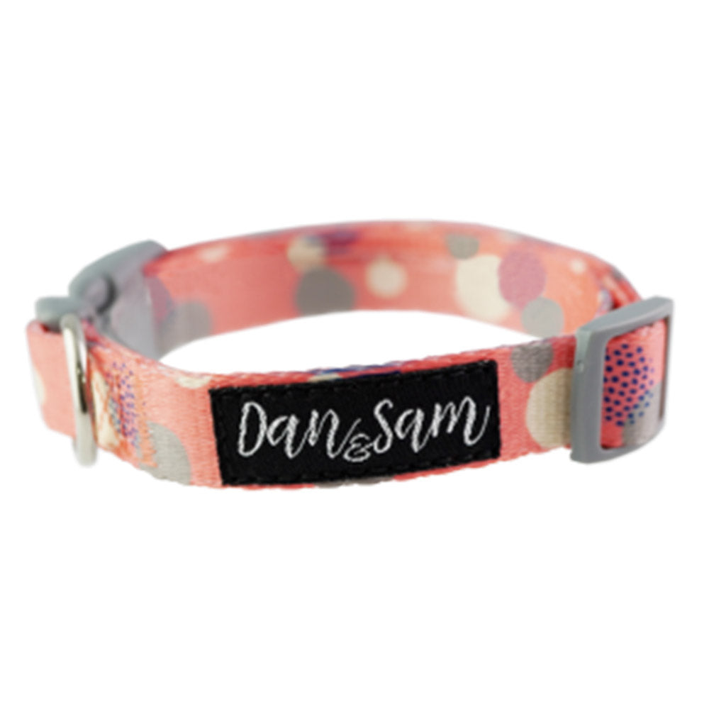 Dan & Sam Adjustable Polyester Webbing Collar For Dogs