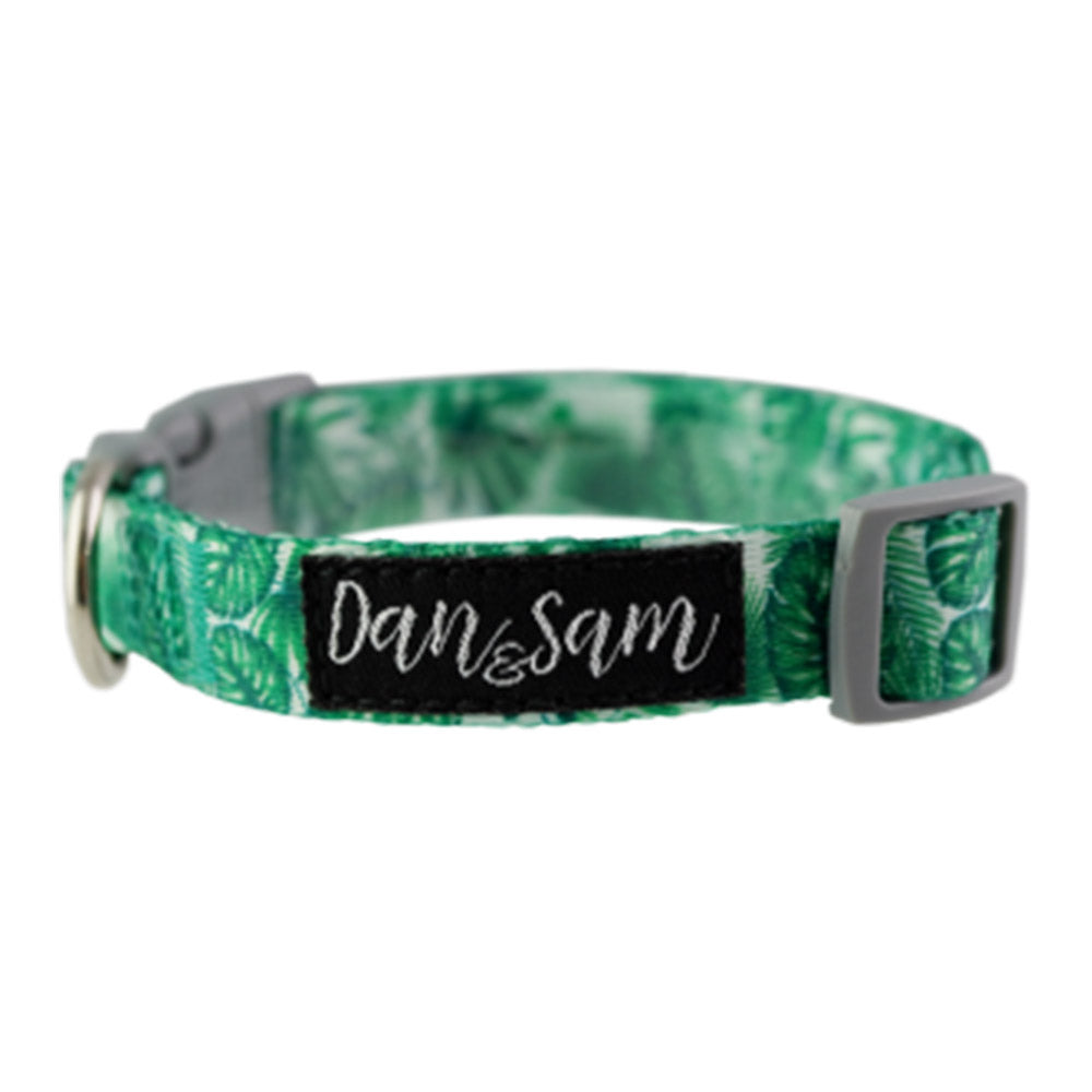 Dan & Sam Adjustable Polyester Webbing Collar For Dogs