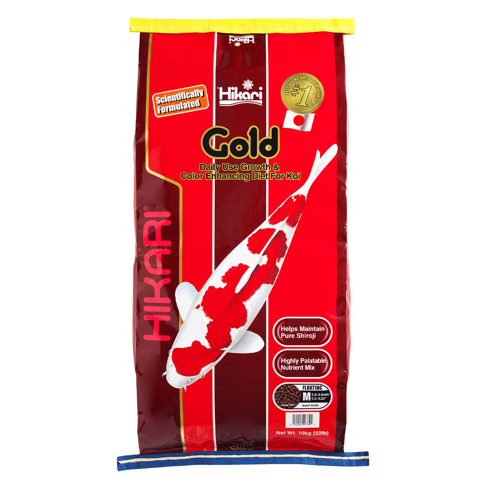 Hikari Gold Daily Use Growth & Color Enhancing Koi Fish Food - Medium