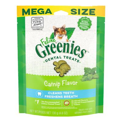 Greenies Feline Catnip Flavor Dental Cat Treats