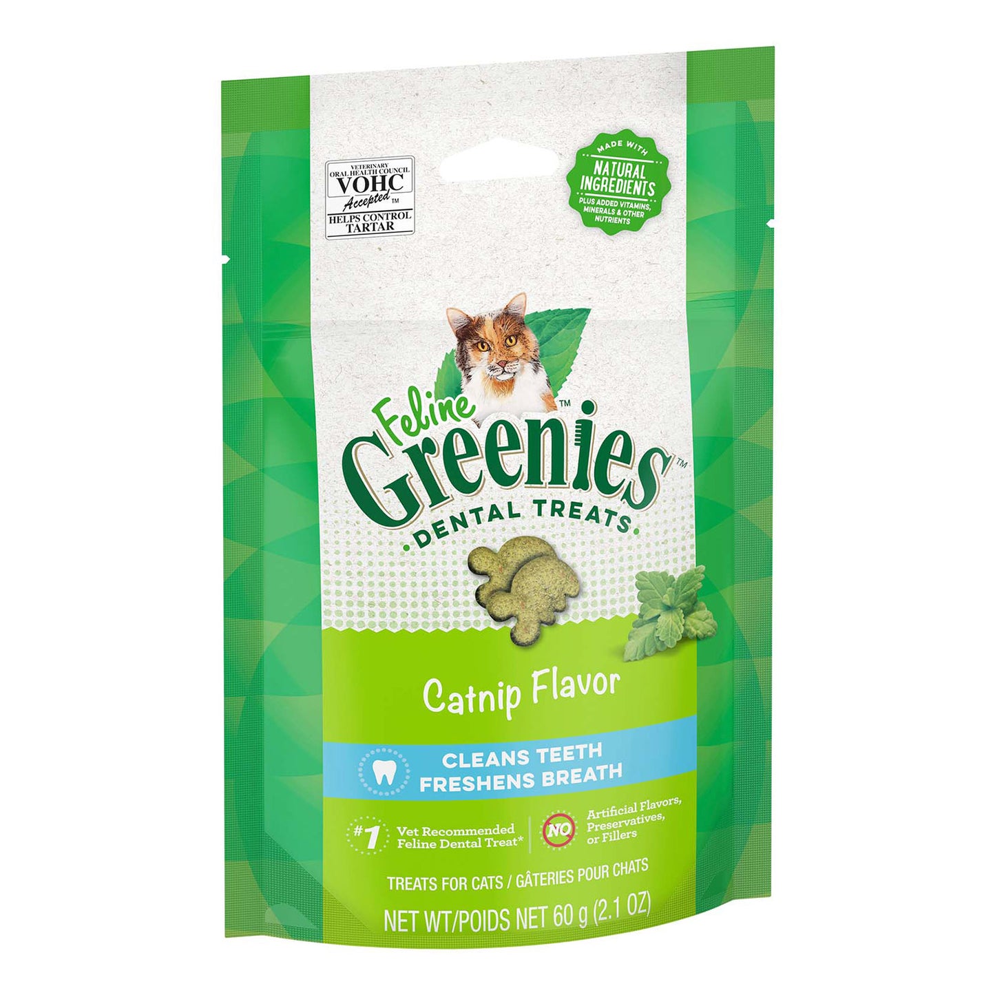 Greenies Feline Catnip Flavor Dental Cat Treats