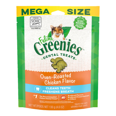 Greenies Feline Oven-Roasted Chicken Flavor Dental Cat Treats