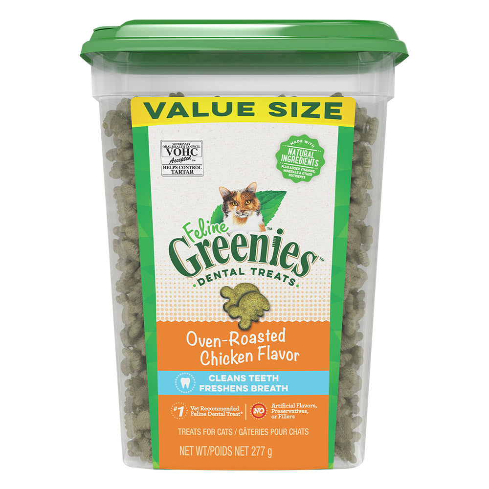 Greenies Feline Oven-Roasted Chicken Flavor Dental Cat Treats