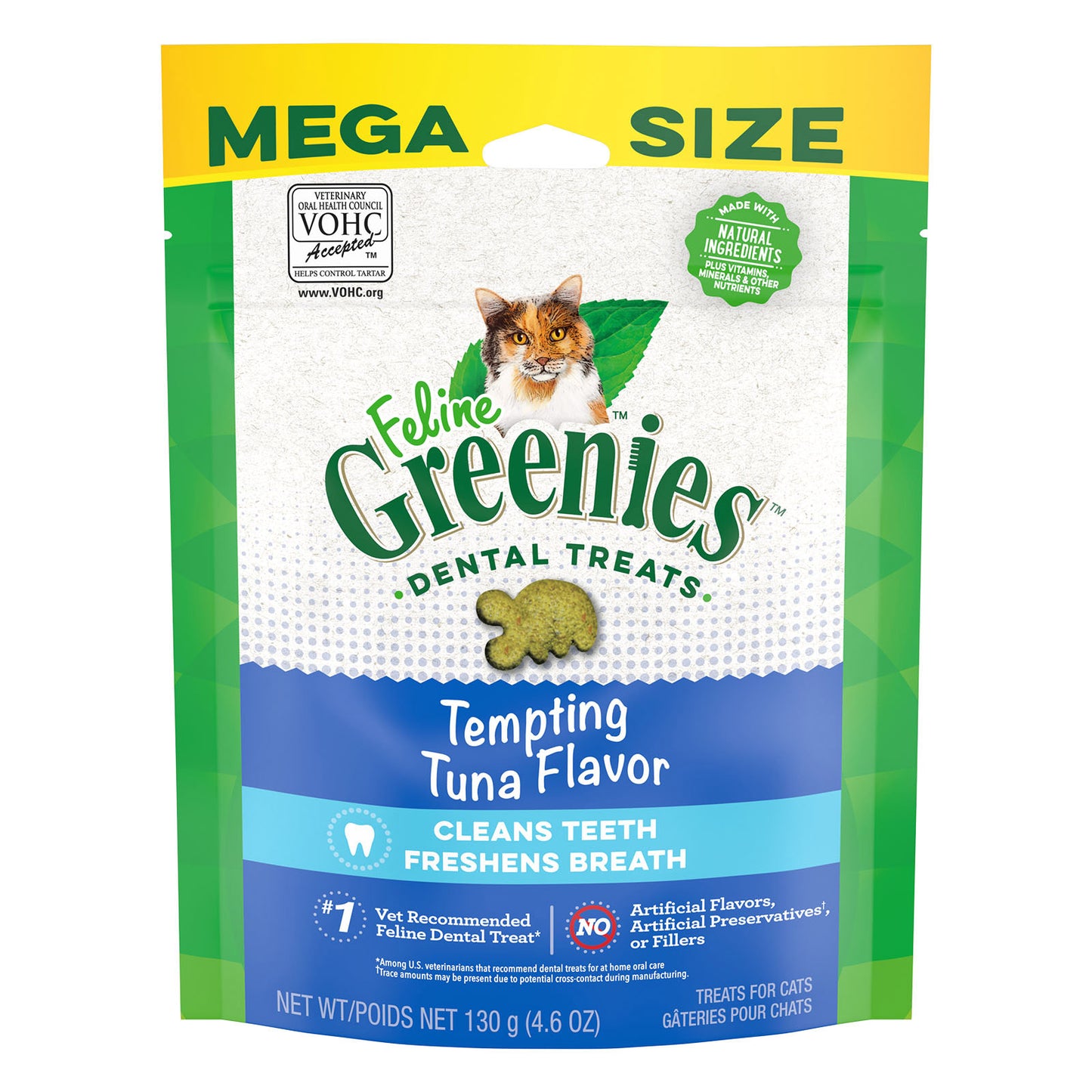 Greenies Feline Tempting Tuna Flavor Dental Cat Treats