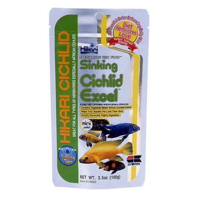 Hikari Sinking Cichlid Excel Fish Food - Mini