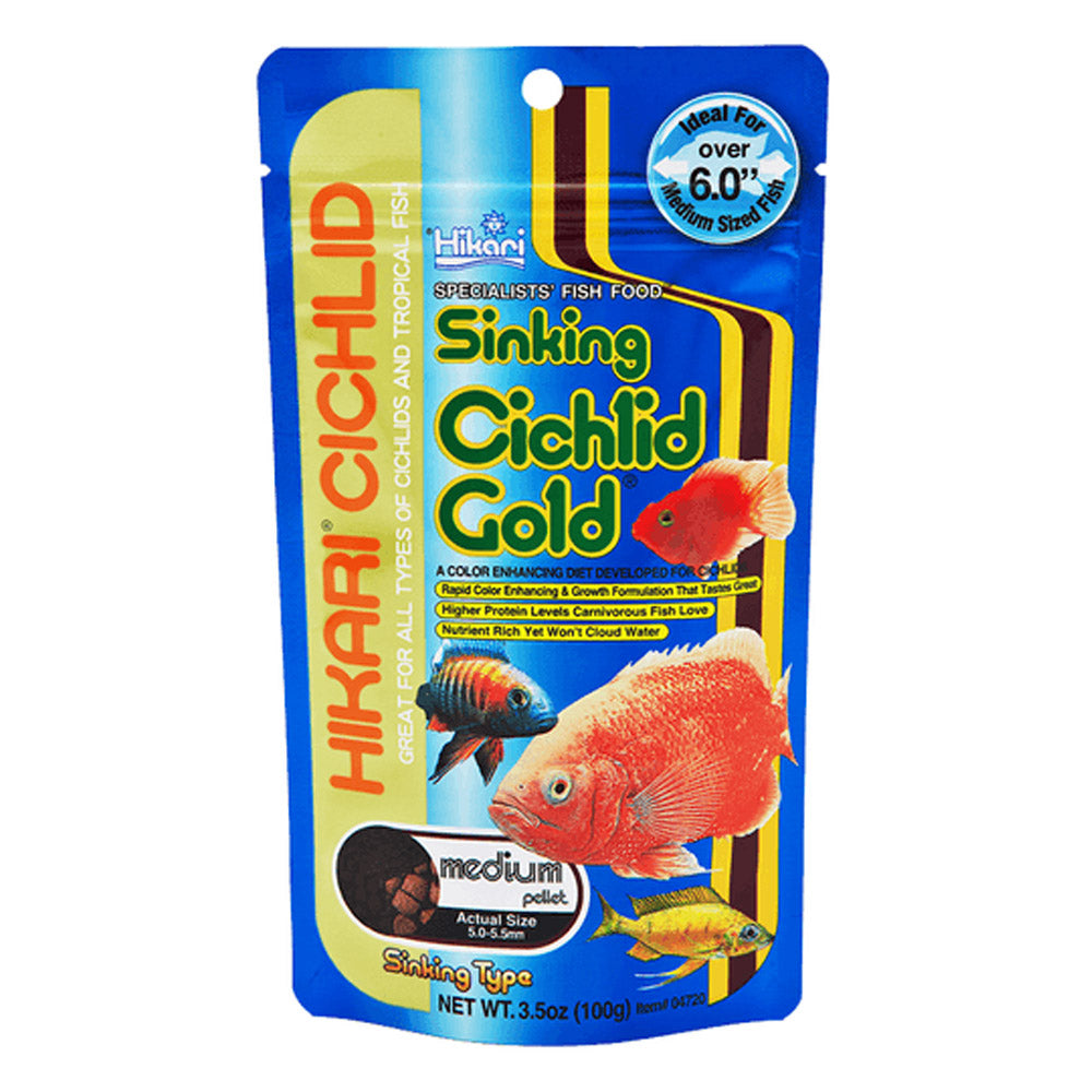 Hikari Cichlid Gold Sinking Fish Food - Medium