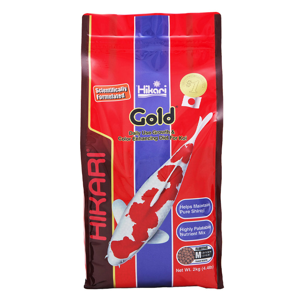 Hikari Gold Daily Use Growth & Color Enhancing Koi Fish Food - Medium