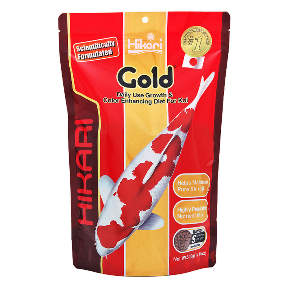 Hikari Gold Daily Use Growth & Color Enhancing Koi Fish Food - Small