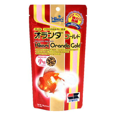 Hikari Oranda Gold Color Enhancing Fancy Fish Food - Mini