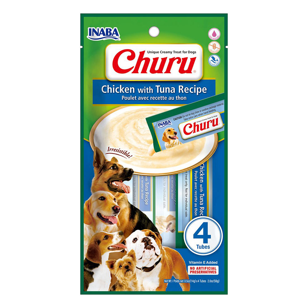 Inaba Churu Chicken With Tuna Recipe Dog Treat 