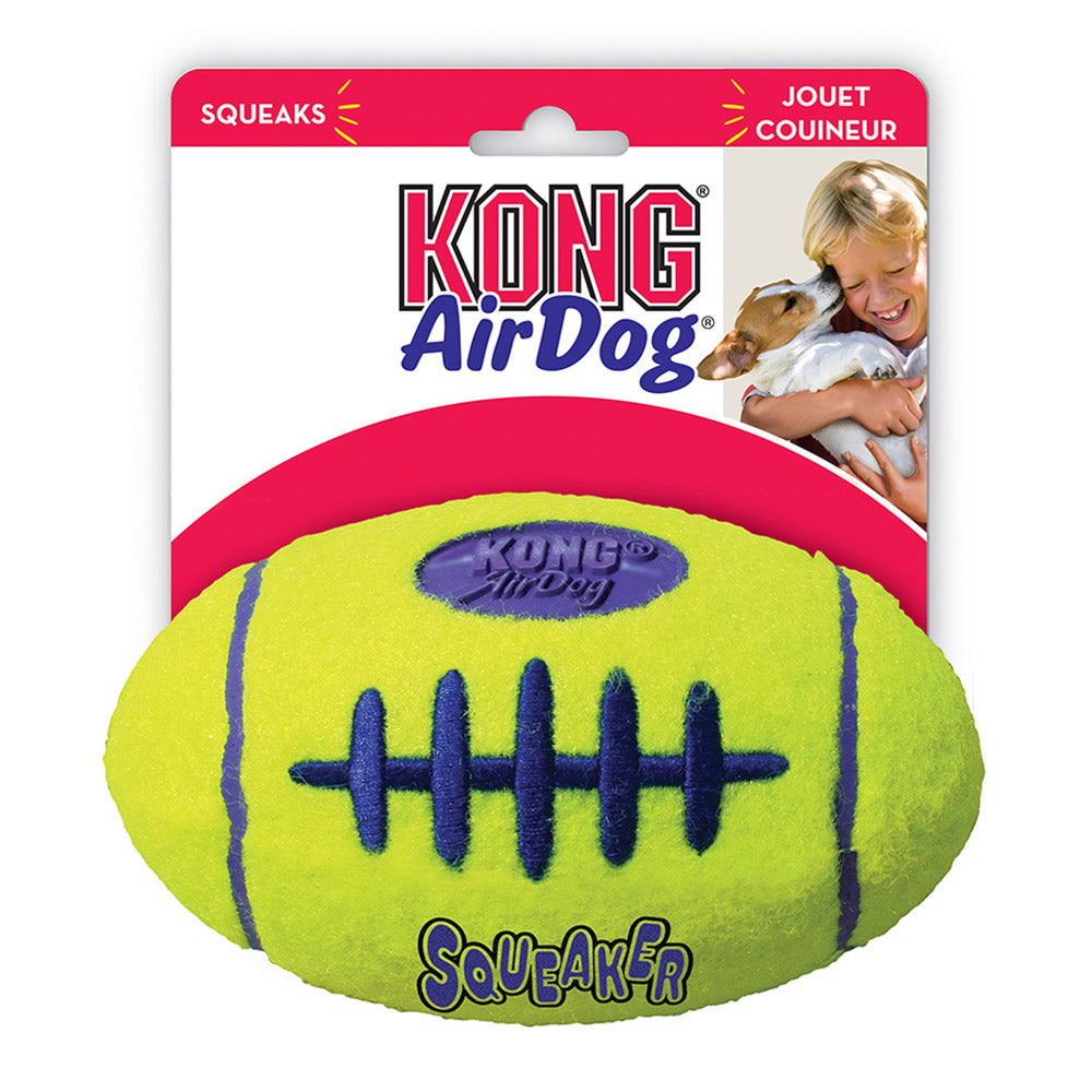Kong Airdog Nonabrasive Felt Squeaker Toy For Dogs - Bone