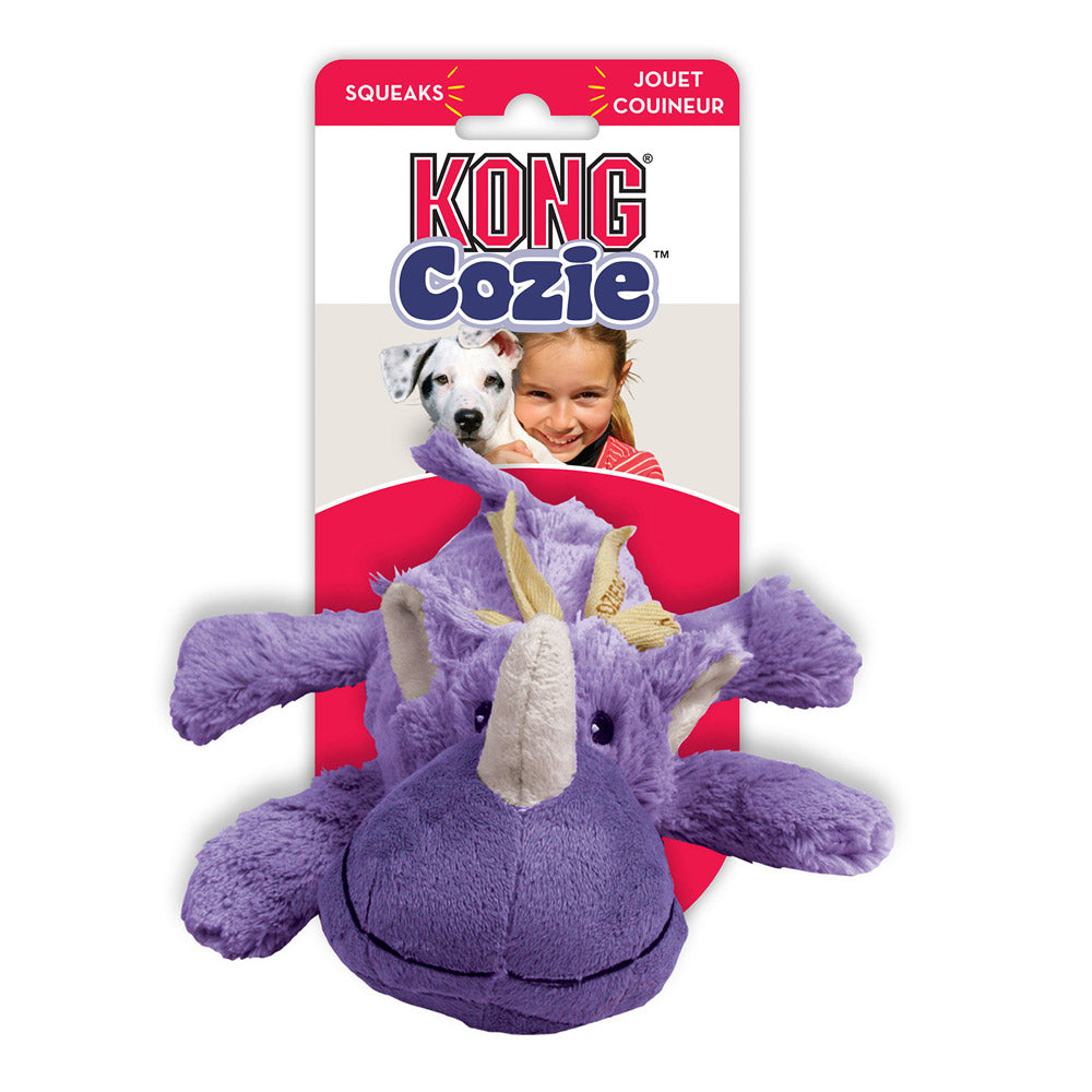 Kong Cozie Plush Squeaker Toy For Dogs - Marvin Moose