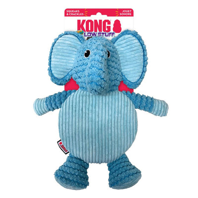 Kong Low Stuff Crackle Tummiez Plush Squeaker Toy For Dogs