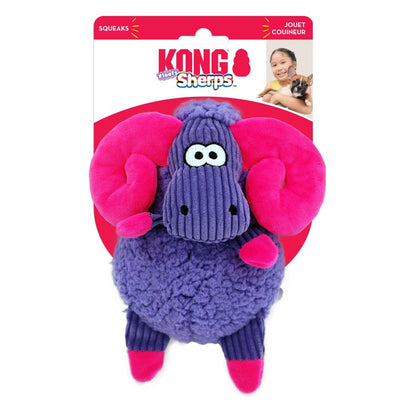 Kong Sherps Floofs Crinkle Plush Squeaker Toy For Dogs
