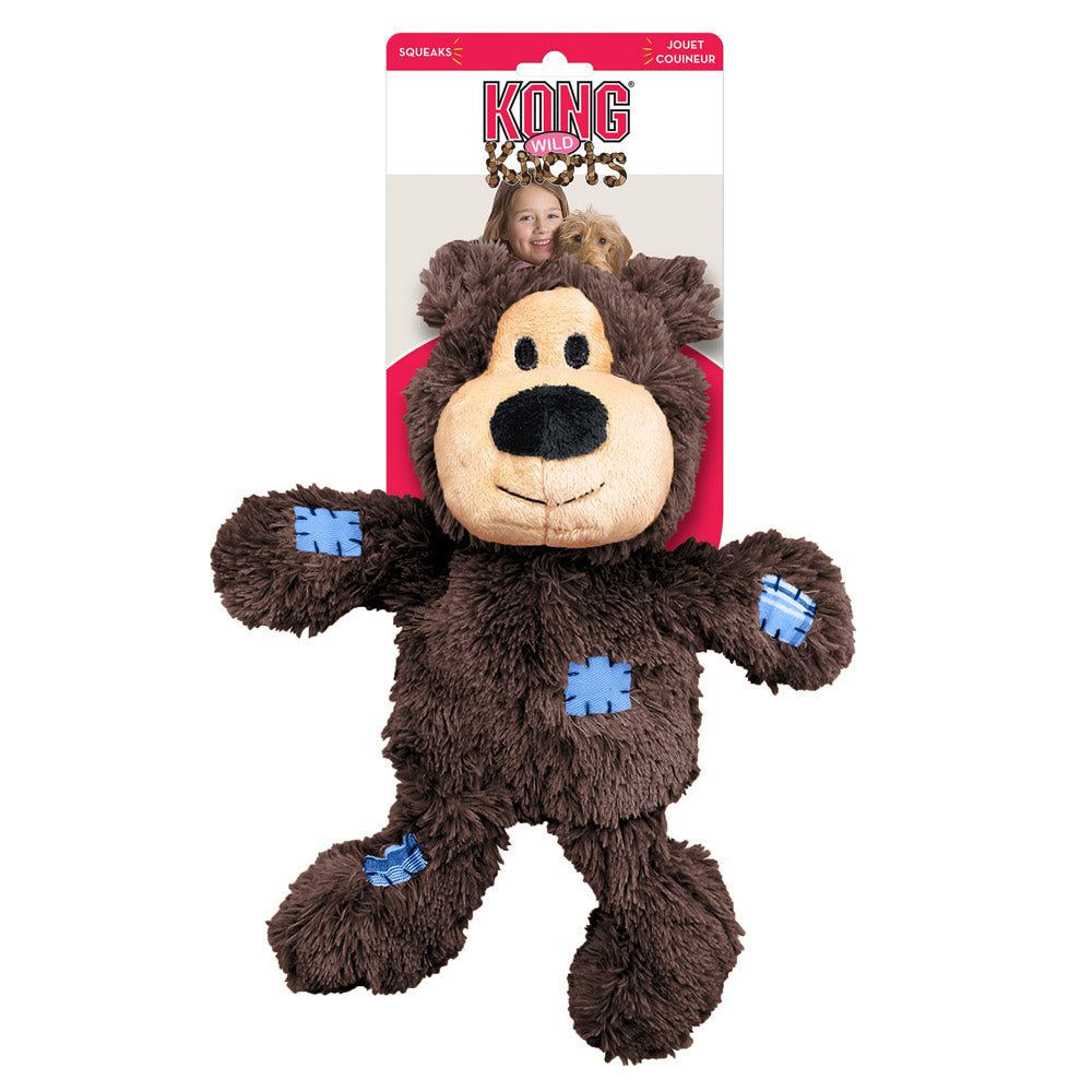 Kong Knots Wild Snuggle Plush Toy For Dogs