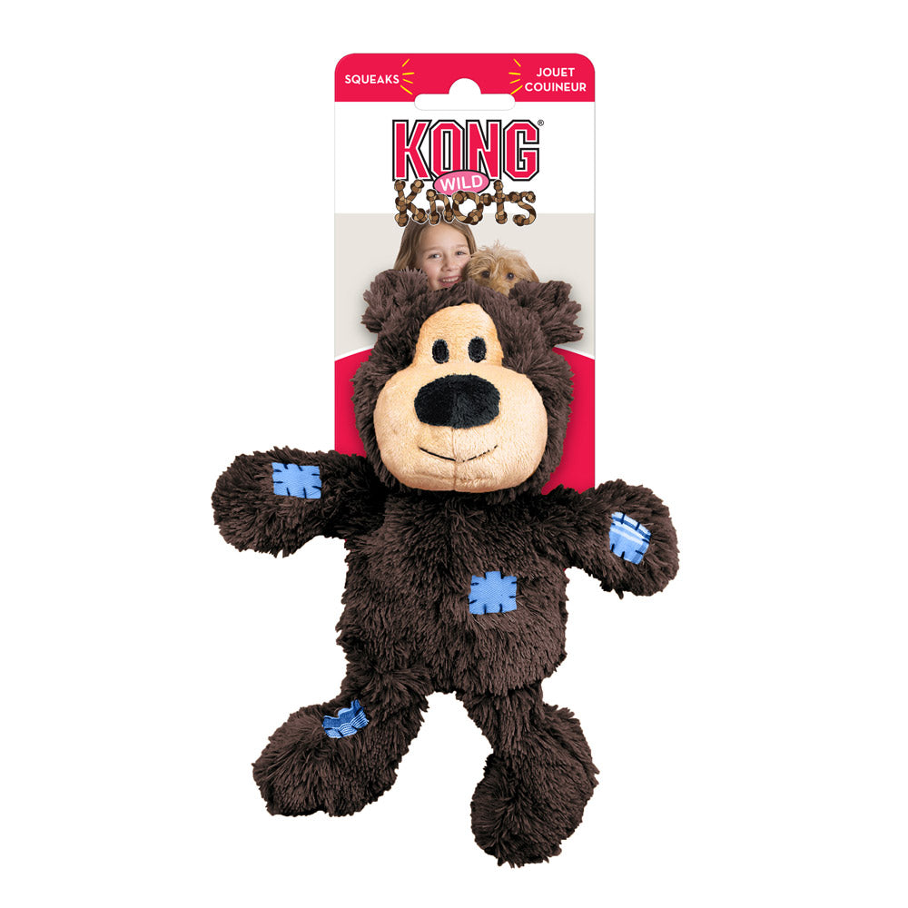Kong Knots Wild Snuggle Plush Toy For Dogs