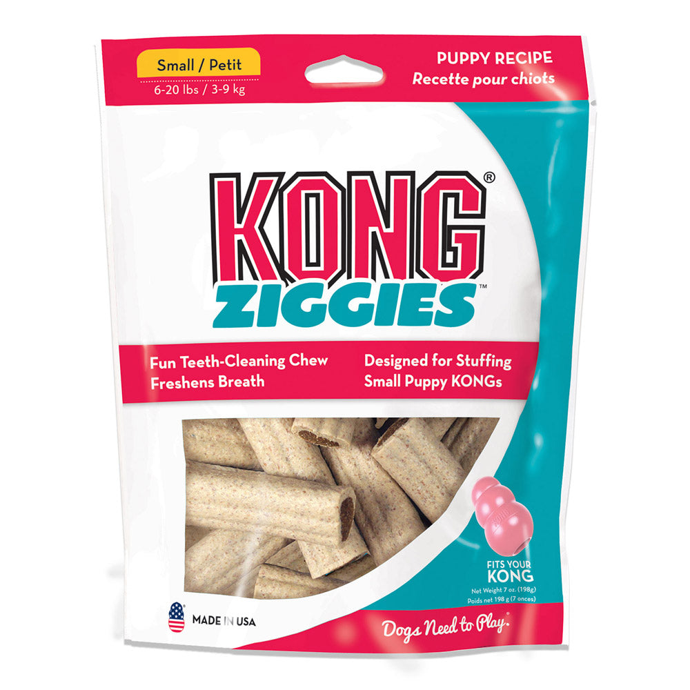 Kong Ziggies Stuffins Puppy Recipe Treats For Dogs Large