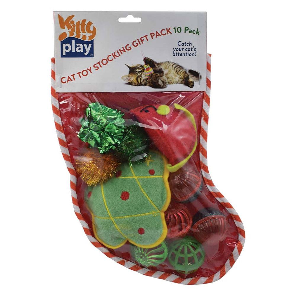 Kitty Play Christmas Stocking Toy For Cats 