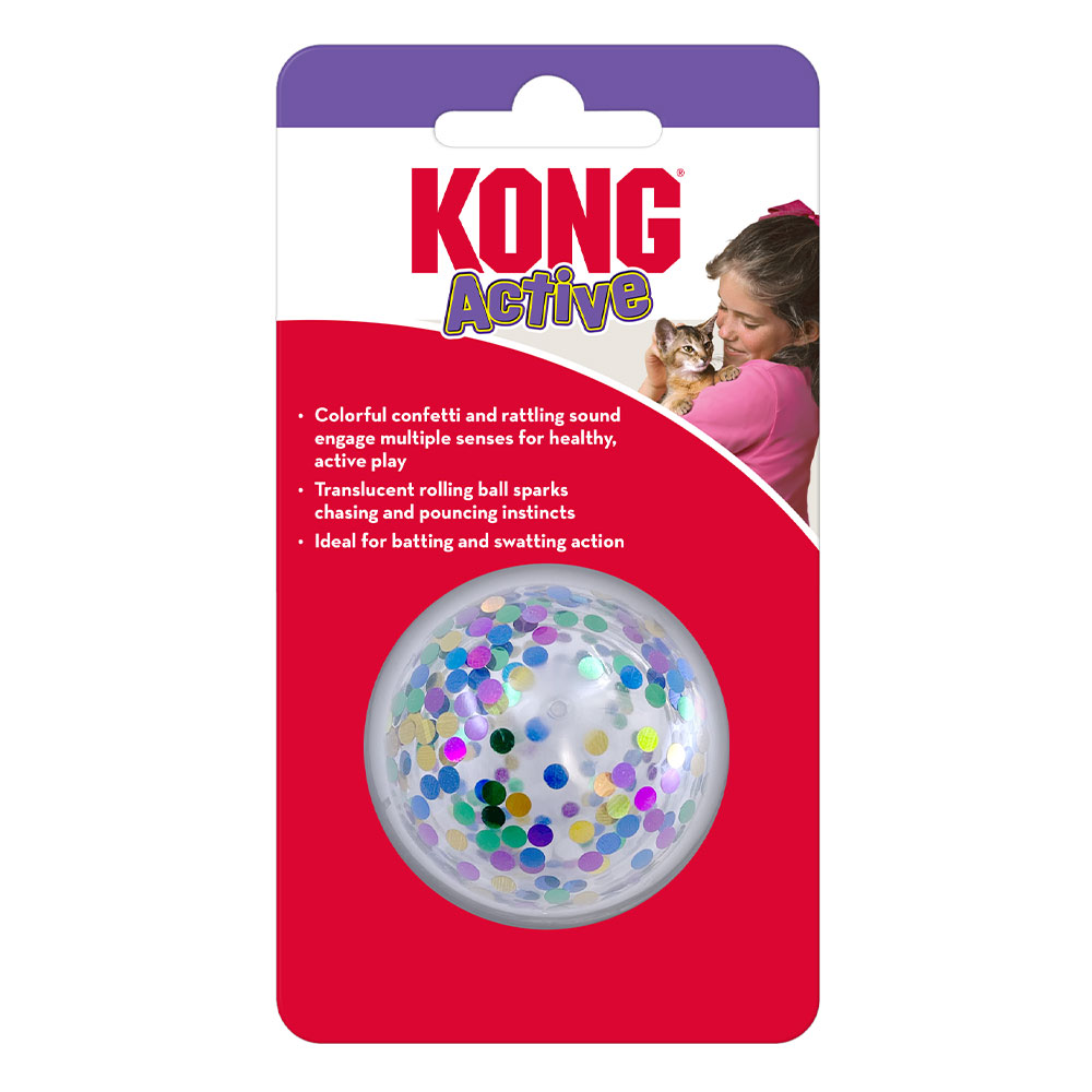 Kong Active Toy For Cats - Confetti Ball
