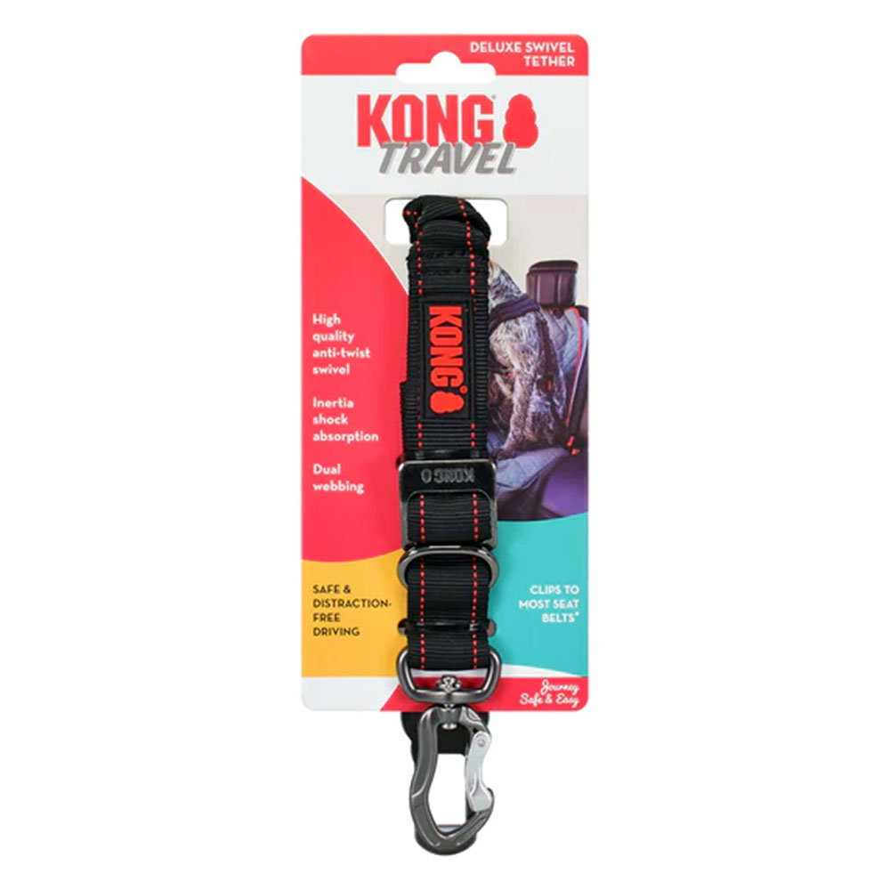 Kong Travel Deluxe Swivel Tether For Dogs 